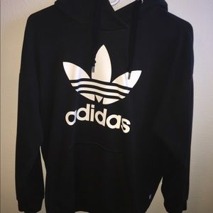 Black Adidas Pullover Hoodie